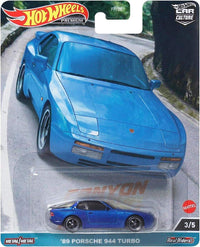 Thumbnail for Hot Wheels Premium 1:64 Car Culture 2023 Canyon 89 Porsche 944 Turbo