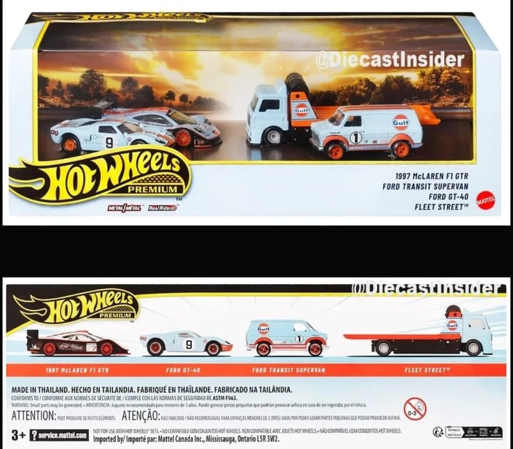Hot Wheels Premium 1:64 Car Culture 2026 Collectors Boxset GULF RACING