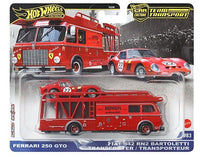 Thumbnail for Hot Wheels Premium 1:64 Car Culture Team Transport Ferrari 250 GT0 / Fiat Bartoletti