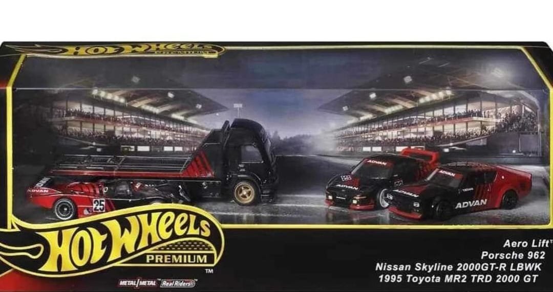 Hot Wheels Premium 1:64 Collectors Boxset ADVAN