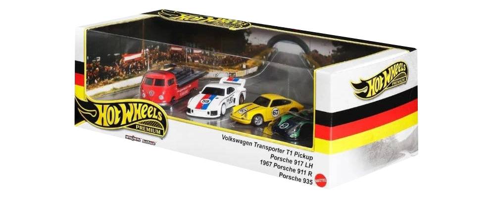 Hot Wheels Premium 1:64 Collectors Boxset German Racing