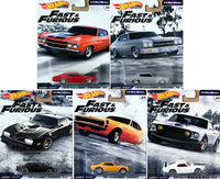 Thumbnail for Hot Wheels Premium 1:64 Fast & Furious 1/4 Mile Muscle Complete Set 1-5