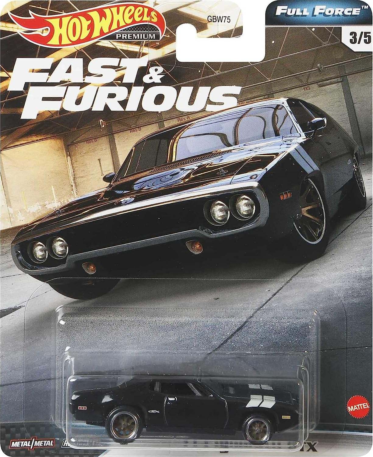 Hot Wheels Premium 1:64 Fast & Furious 1971 Plymouth GTX