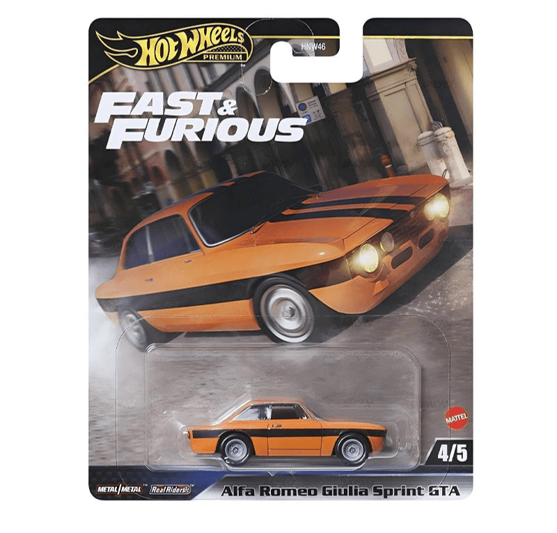 Hot Wheels Premium 1:64 Fast & Furious 2025 Complete Set 1-5