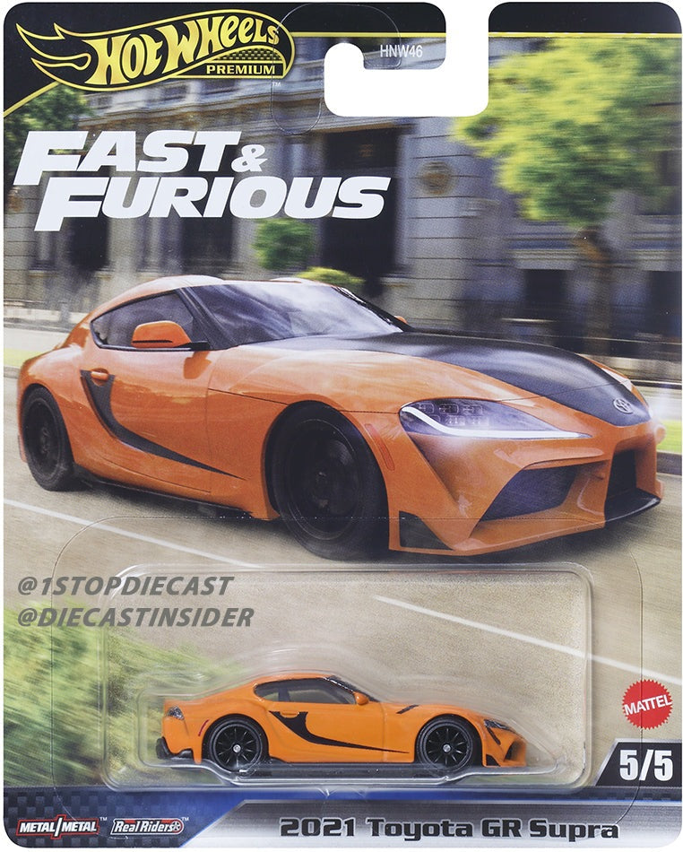 Hot Wheels Premium 1:64 Fast & Furious 2025 Mix L Complete Set 1-5