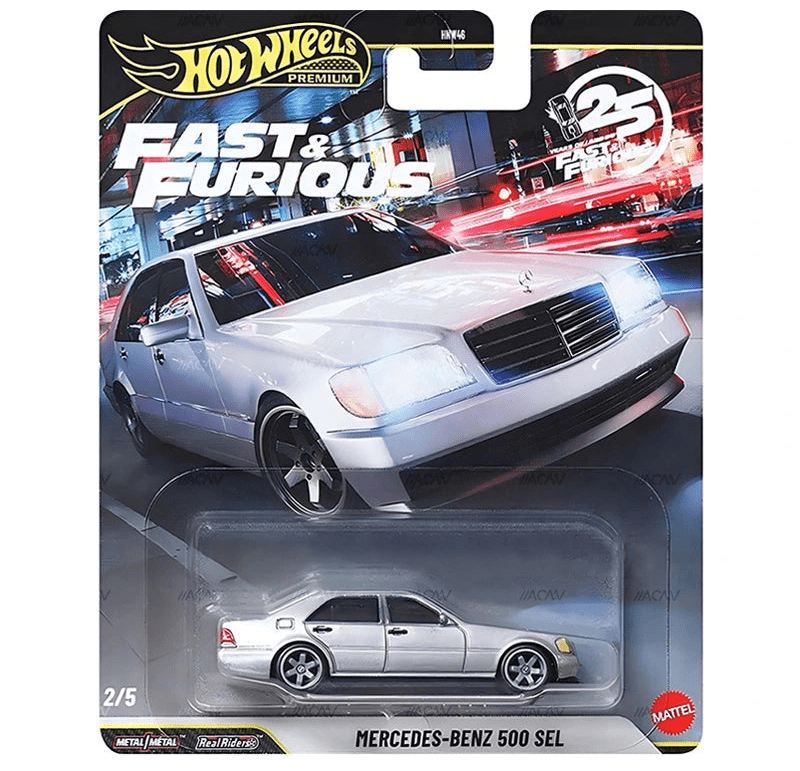 Hot Wheels Premium 1:64 Fast & Furious Mercedes-Benz 500 SEL