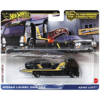 Thumbnail for Hot Wheels Premium 1:64 HW Legends Tour Team Transport Laurel 2000 SGX / Aero Lift