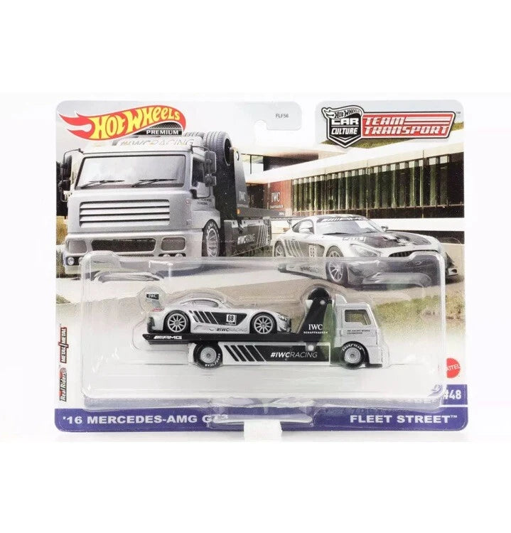 Hot Wheels Premium 1:64 Team Transport 16 AMG GT3 Fleet Street