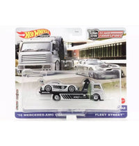 Thumbnail for Hot Wheels Premium 1:64 Team Transport 16 AMG GT3 Fleet Street