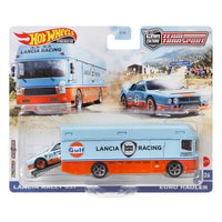 Thumbnail for Hot Wheels Premium 1:64 Team Transport Lancia Rally 037 Euro Hauler