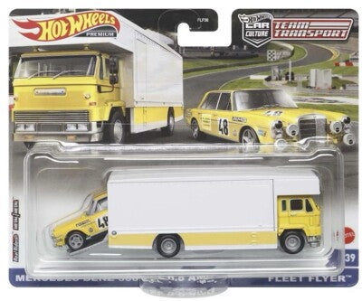 Hot Wheels Premium 1:64 Team Transport Mercedes Benz SEL 6.8 AMG Fleet Flyer