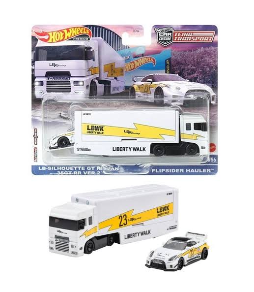 Hot Wheels Premium 1:64 Team Transport Nissan GT LB-Silhouette 35GT-RR VER.2 LBWK