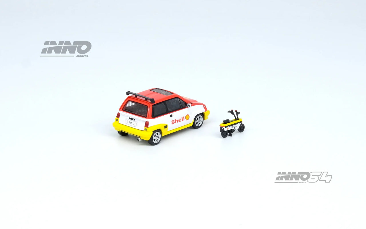 INNO64 1:64 Honda City Turbo II w/ Motocompo Shell
