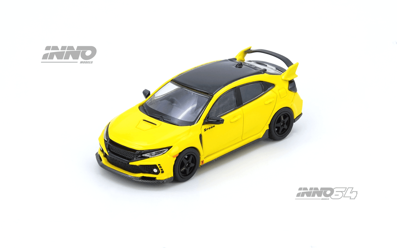 INNO64 1:64 Honda Civic TYPE-R FK8 Yellow