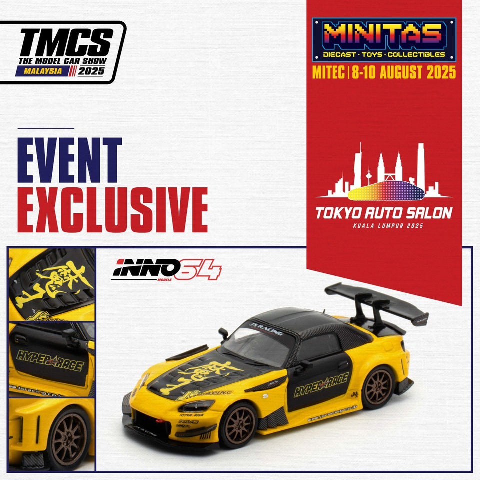 INNO64 1:64 Honda S2000 JS racing TMCS 2025 Event Exclusive