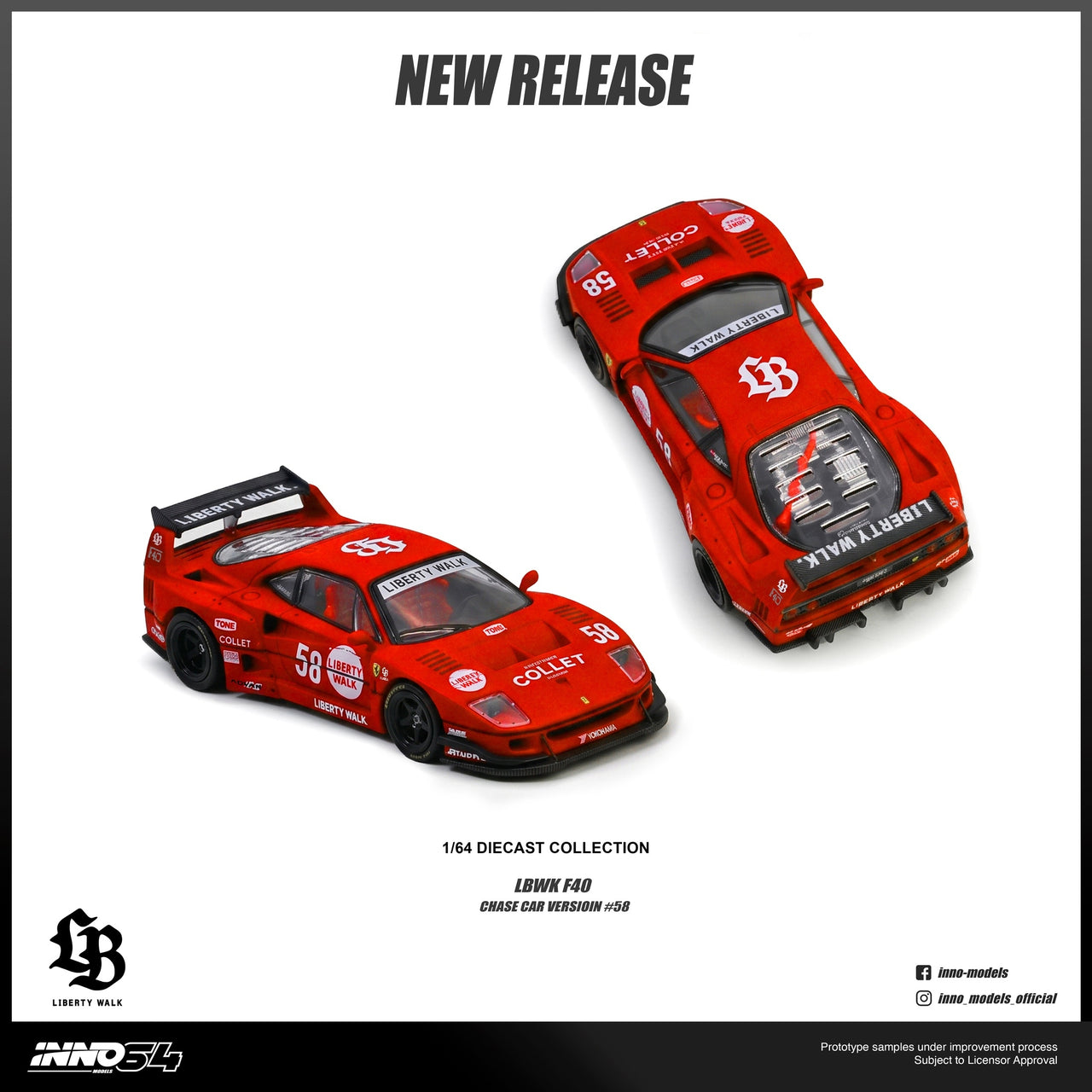 INNO64 1:64 LBWK F40 COLLET