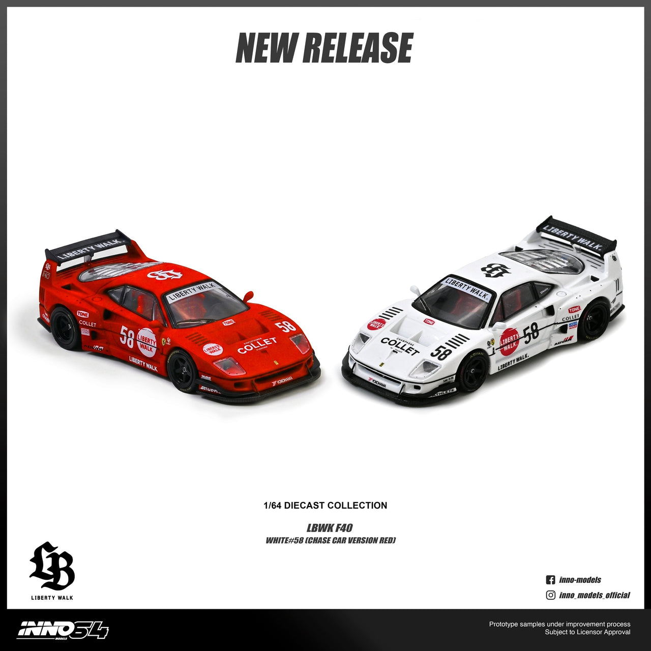 INNO64 1:64 LBWK F40 COLLET