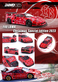 Thumbnail for INNO64 1:64 LBWK Ferrari F40 Christmas Special Edition 2023