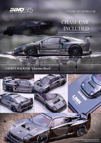 Thumbnail for INNO64 1:64 LBWK Ferrari F40 Chrome Black