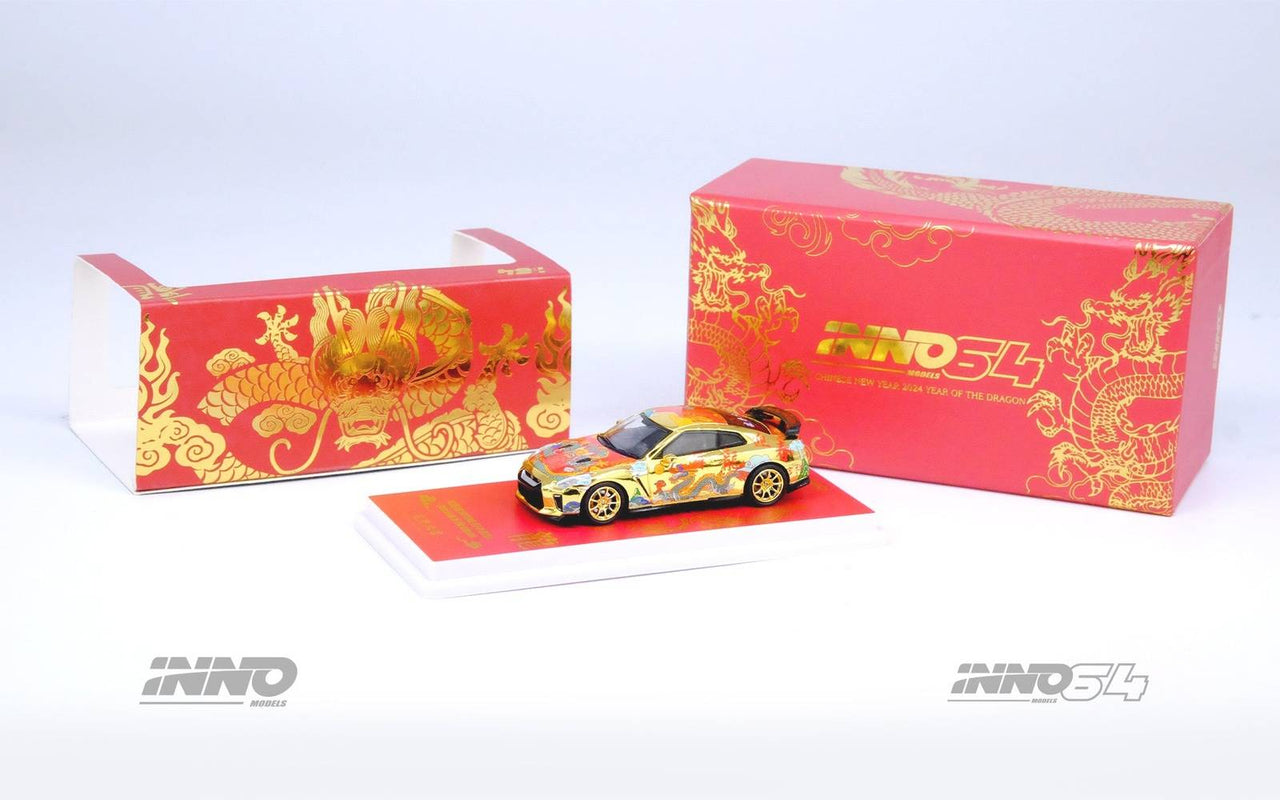 INNO64 1:64 Nissan GT-R R35 Year Of The Dragon Special Edition 2024 Chinese New Year Edition