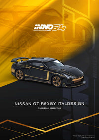 Thumbnail for INNO64 1:64 Nissan GT-R50 By ITALDESIGN Black