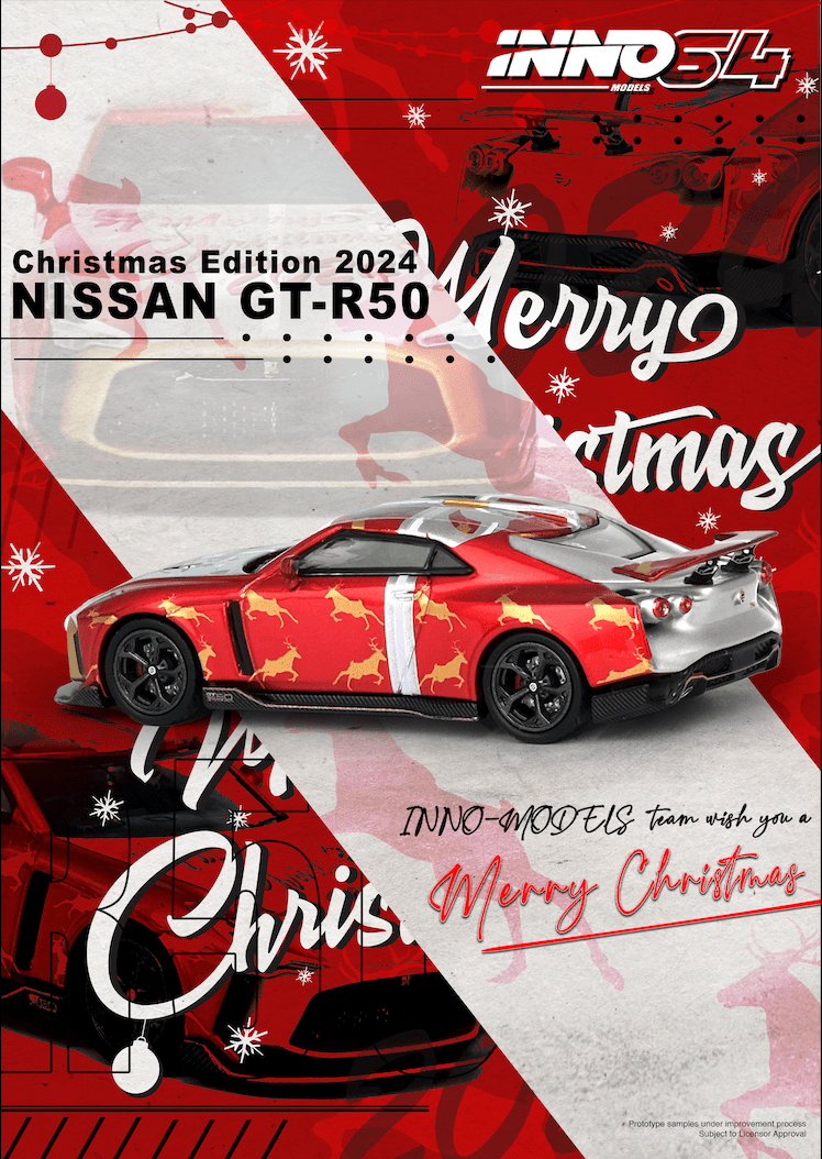 INNO64 1:64 Nissan GT-R50 XMAS SPECIAL 2025