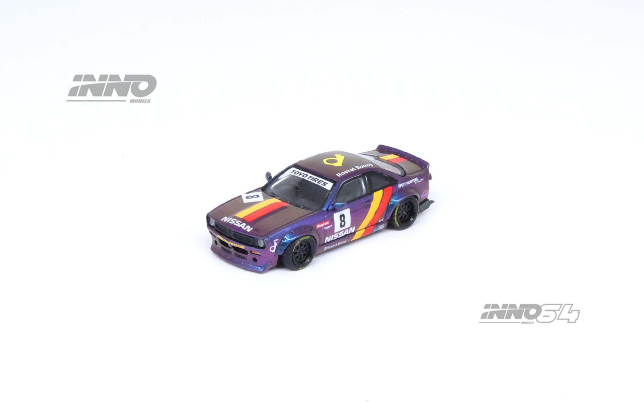 INNO64 1:64 Nissan Silvia S14 BOSS "ROCKET BUNNY" Purple