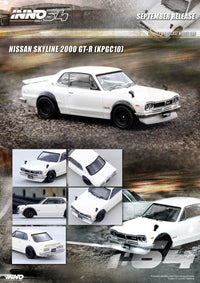 Thumbnail for INNO64 1:64 Nissan Skyline 2000 GT-R KPGC10 White
