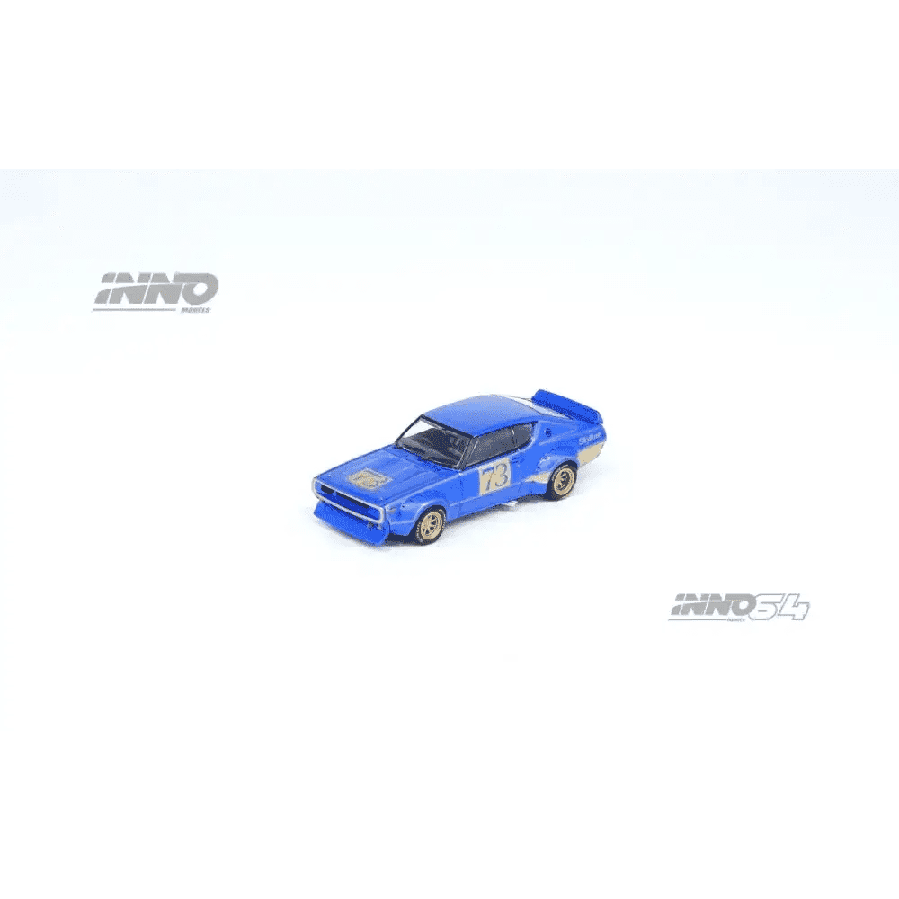 INNO64 1:64 Nissan Skyline 2000 GT-R KPGC110 Racing Concept Blue