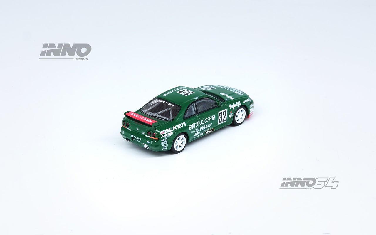 INNO64 1:64 Nissan Skyline GT-R R33 #32 "PRINCE CHIBA FALKEN" N1 Super Endurance Series - TOKACHI 24H 1996