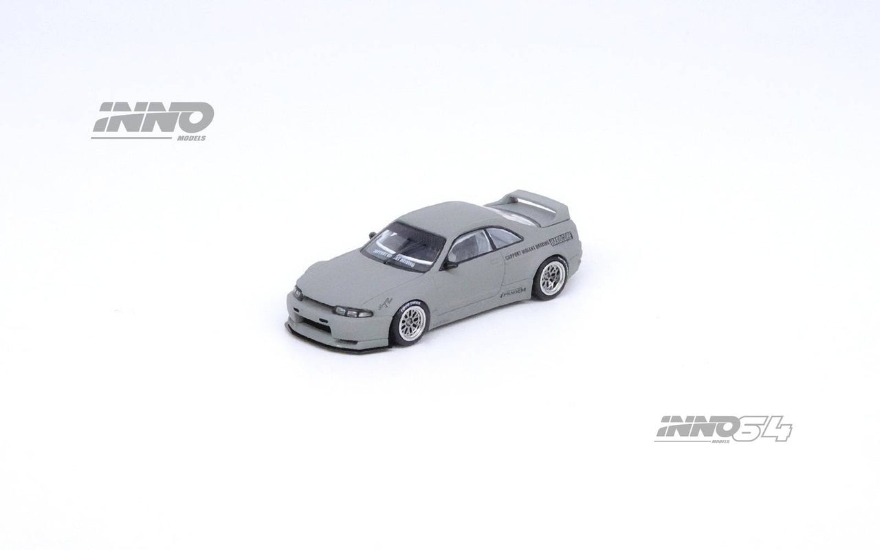 INNO64 1:64 Nissan Skyline GT-R R33 "Pandem/Rocket Bunny" Cement Grey Matte