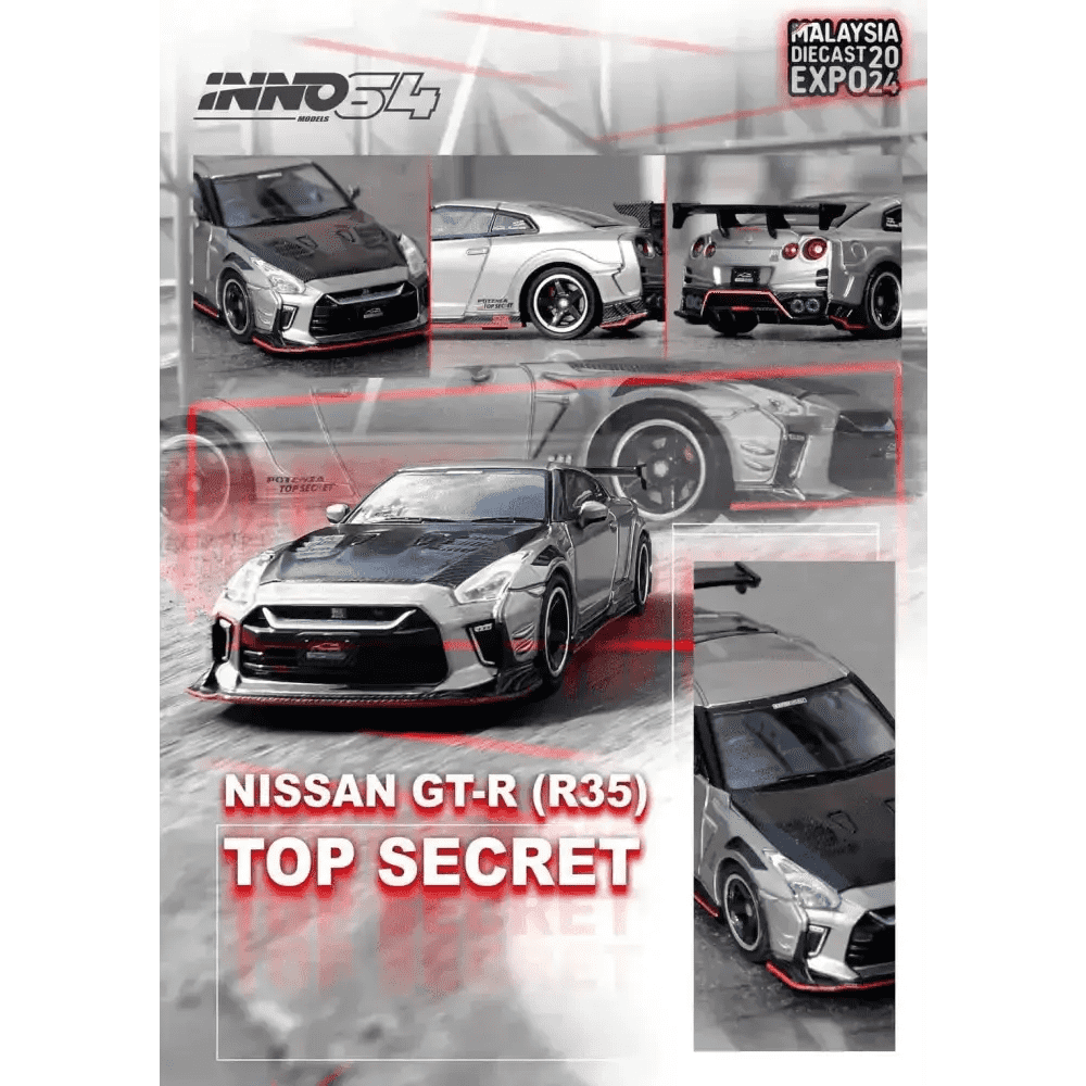 INNO64 1:64 Nissan Skyline GT-R R35 Malaysian Die Cast Expo Exclusive 2024