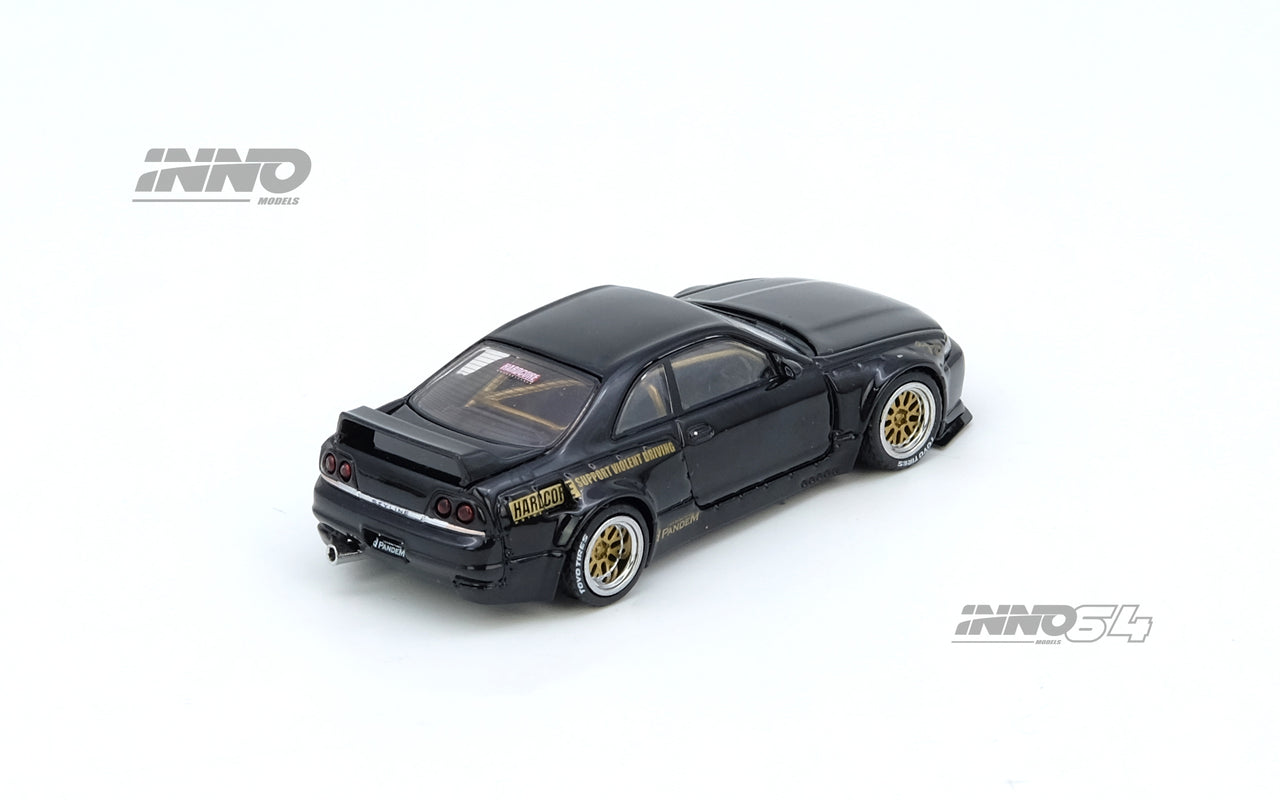 INNO64 1:64 Nissan Skyline PANDEM GT-R BCNR33 Black
