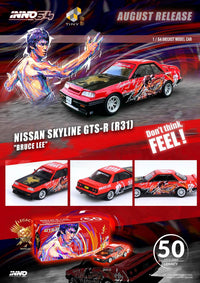 Thumbnail for INNO64 1:64 Nissan Skyline R31 GTS-R Bruce Lee