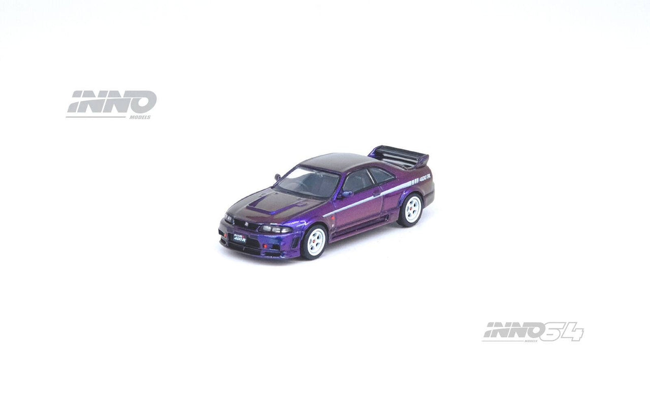 INNO64 1:64 Nissan Skyline R33 GT-R 400R Midnight Purple II Hong Kong Toycar Salon 2023