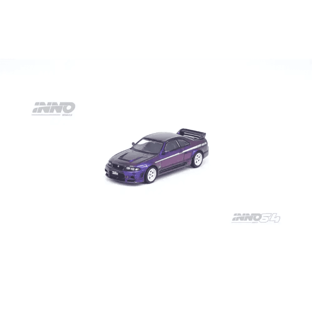 INNO64 1:64 Nissan Skyline R33 GT-R 400R Midnight Purple II Hong Kong Toycar Salon 2023