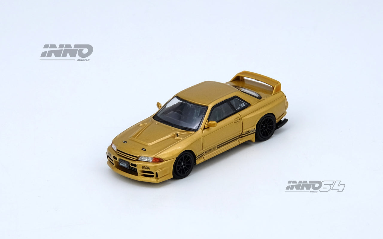 INNO64 1:64 Nissan Skyline TOP SECRET BNR32 GT-R 650R Gold