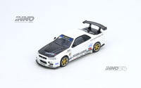 Thumbnail for INNO64 1:64 Nissan Skyline TOP SECRET R34 GT-R White
