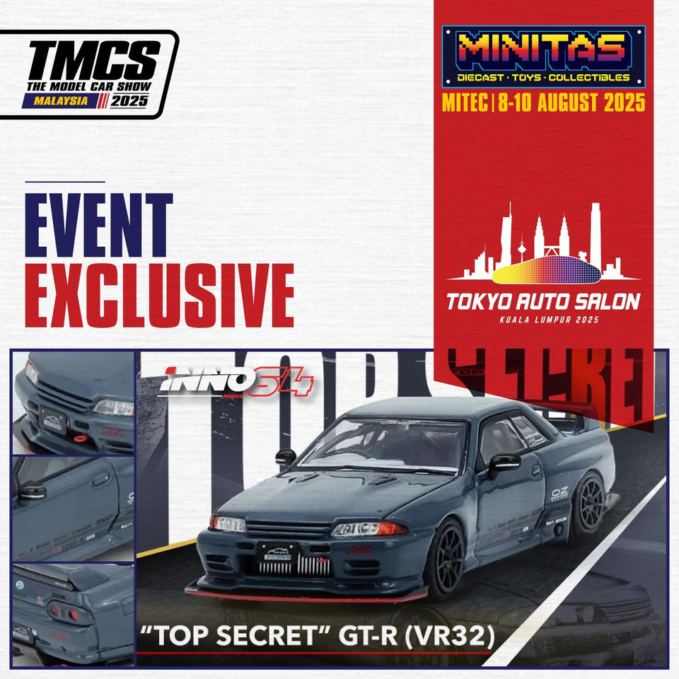 INNO64 1:64 Nissan Skyline TOP SECRET VR32 TMCS-TOKYO AUTO SALON