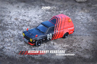 Thumbnail for INNO64 1:64 Nissan Sunny Hakotora 09 Racing Decepcionez w/ Key Chain