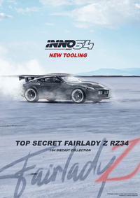 Thumbnail for INNO64 1:64 Nissan TOP SECRET FAIRLADY Z RZ34 Stealth Gray