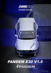 Thumbnail for INNO64 1:64 PANDEM E30 M3 Silver/Blue
