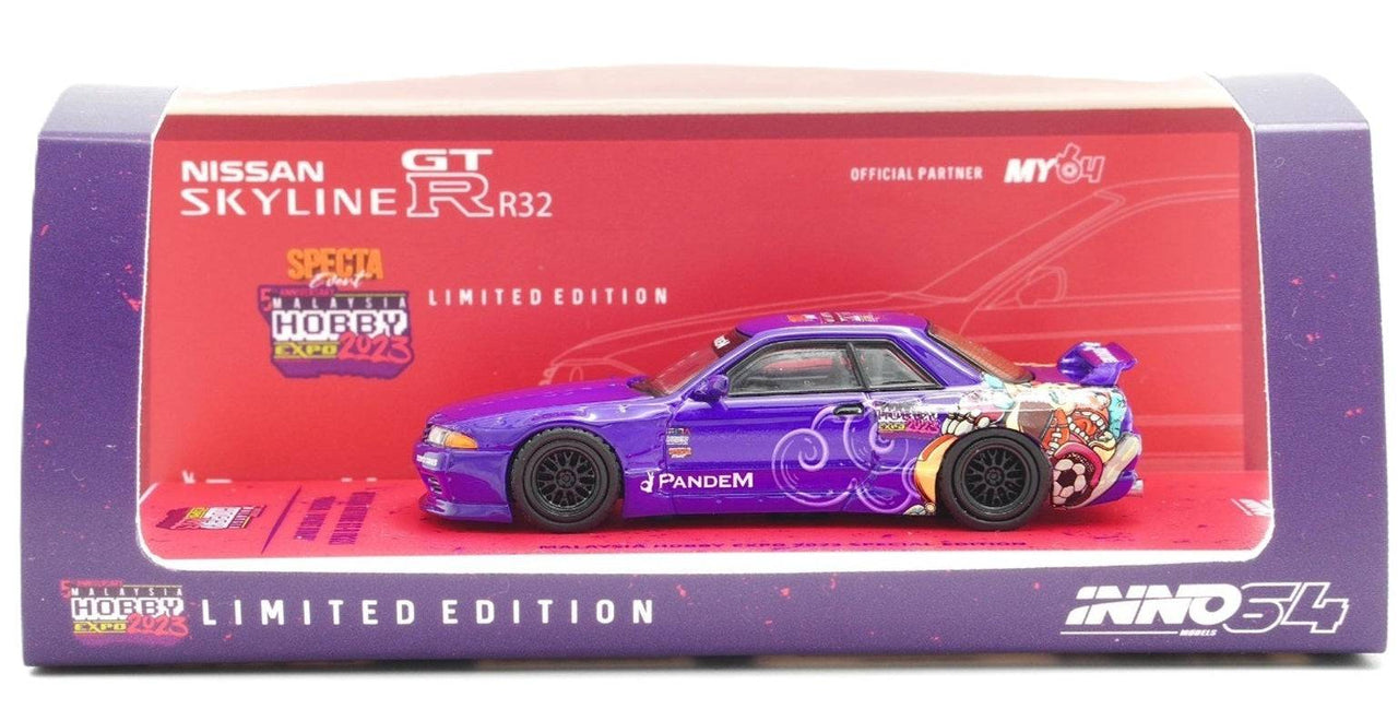 (PRE-ORDER) INNO64 1:64 Pandem Nissan Skyline GT-R R32 Malaysia Hobby Expo Exclusive 2023