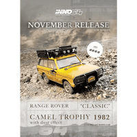 Thumbnail for INNO64 1:64 Range Rover Classic Camel Trophy 1982 w/ Dust