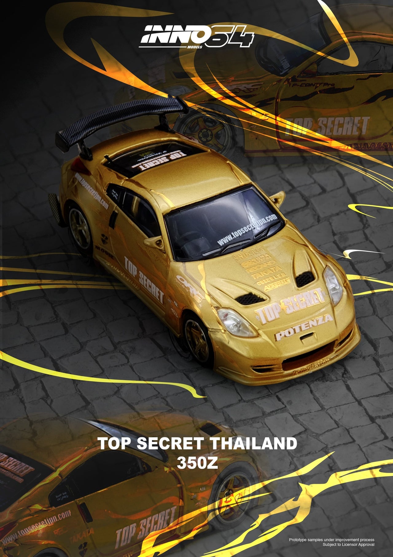 INNO64 1:64 TOP SECRET THAILAND 350Z