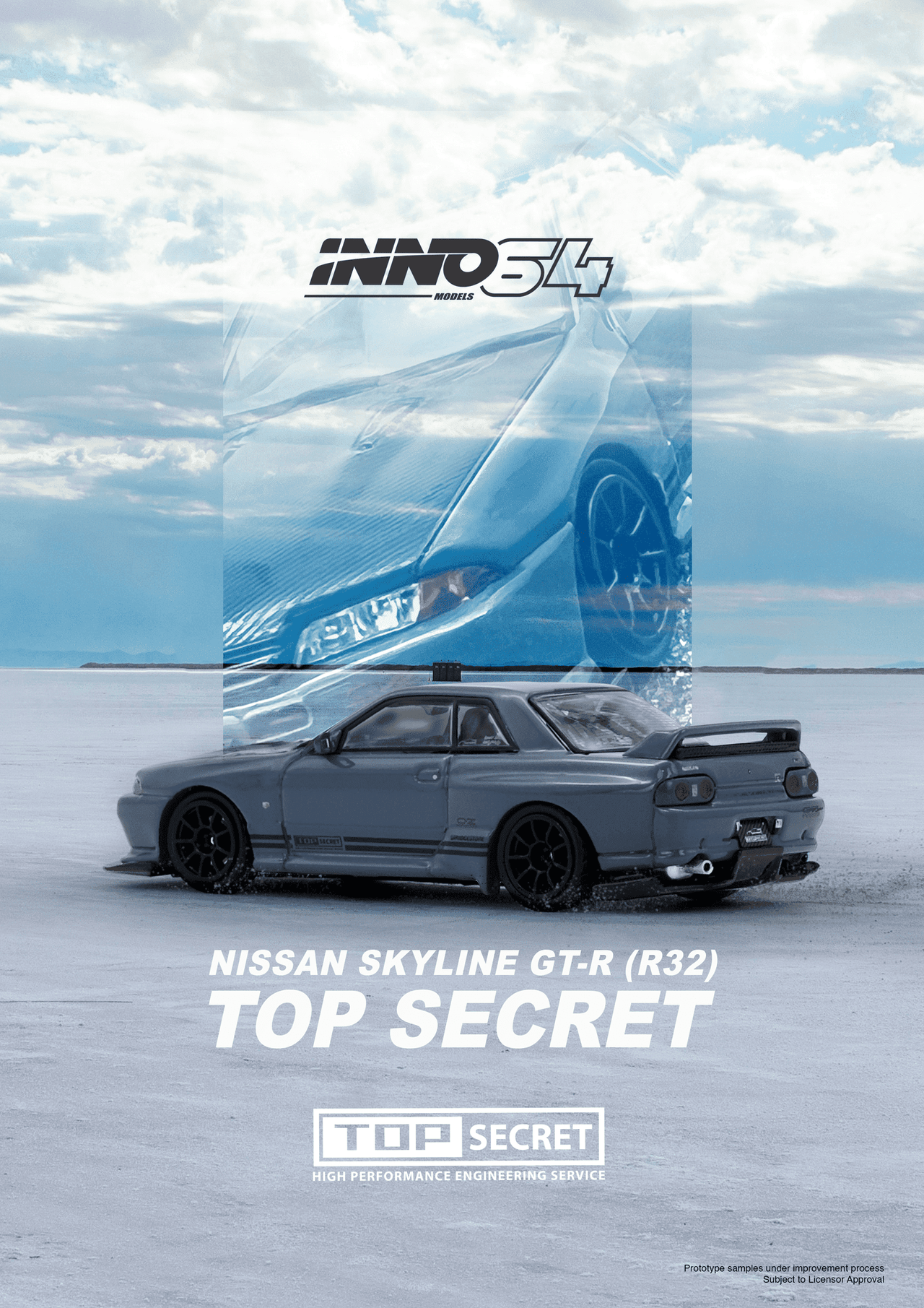 ミニカー INNO64 1/64 Gt-R R34&R32 top secret INNO64 1/64 Gt-R R34&R32 top secret
