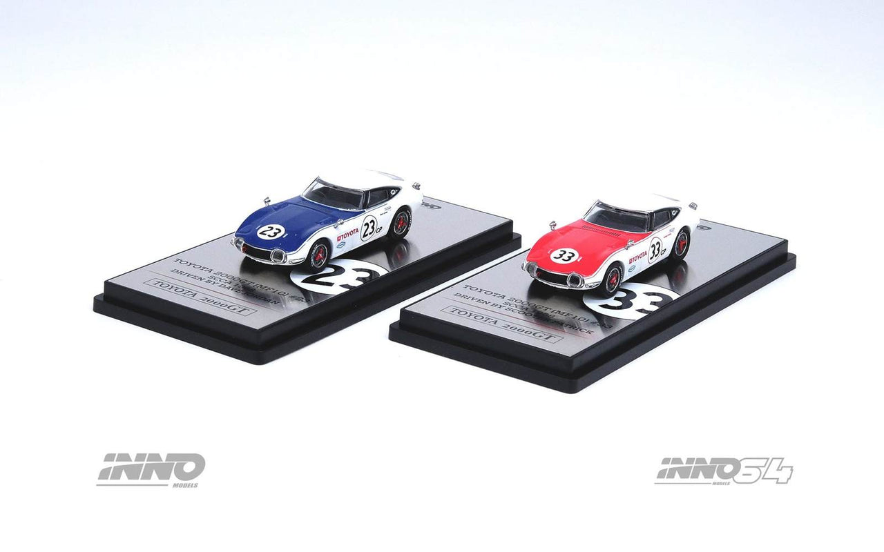 INNO64 1:64 Toyota 2000GT #23 & #33 SCCA 1968 Box Set Collection