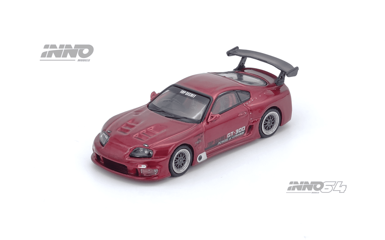 INNO64 1:64 Toyota SUPRA A80 "TOP SECRET" Red