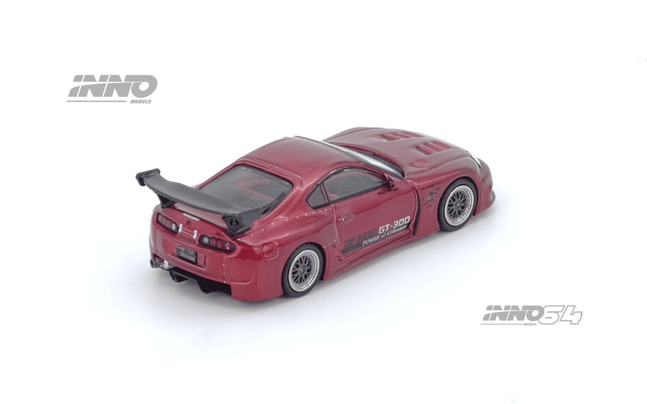 INNO64 1:64 Toyota SUPRA A80 "TOP SECRET" Red