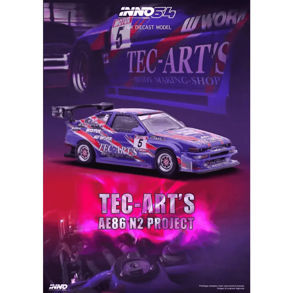 INNO64 1:64 Toyota Sprinter Trueno AE86 Tuned by 